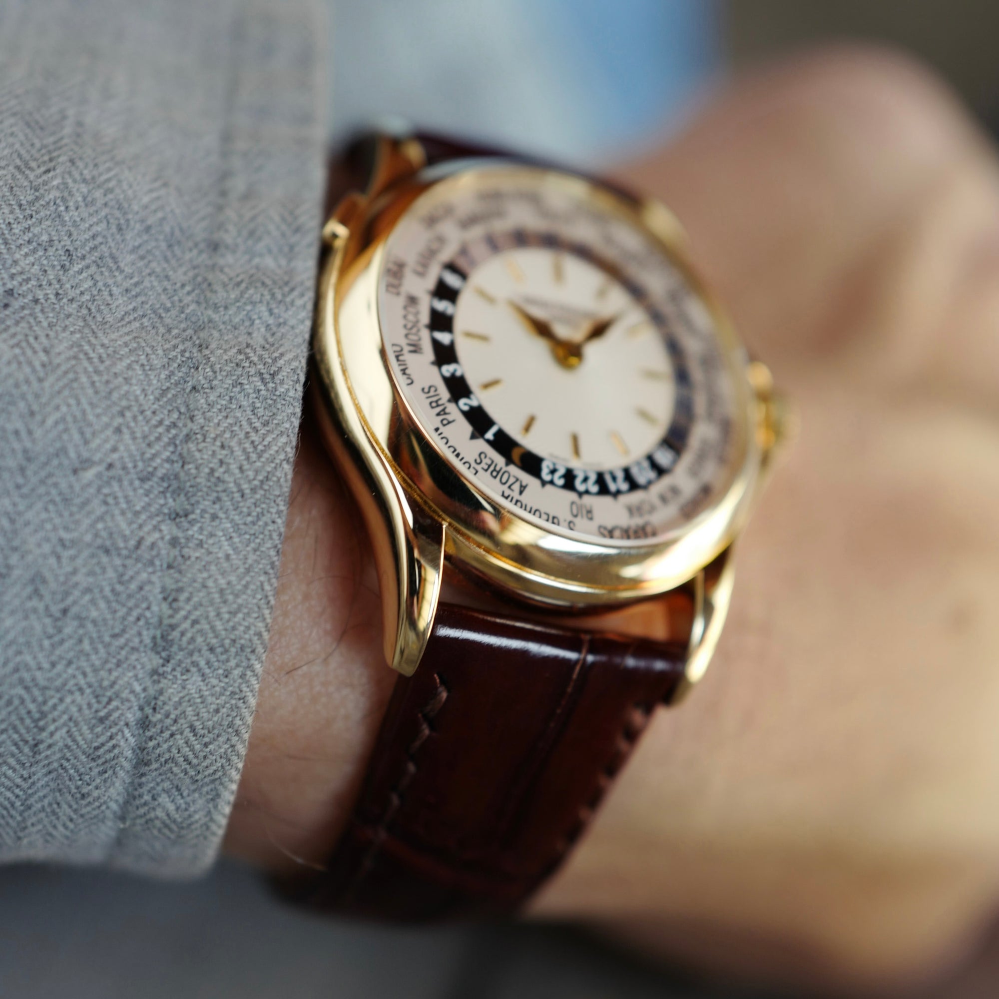 Patek Philippe - Patek Philippe Yellow Gold World Time Watch Ref. 5110 - The Keystone Watches