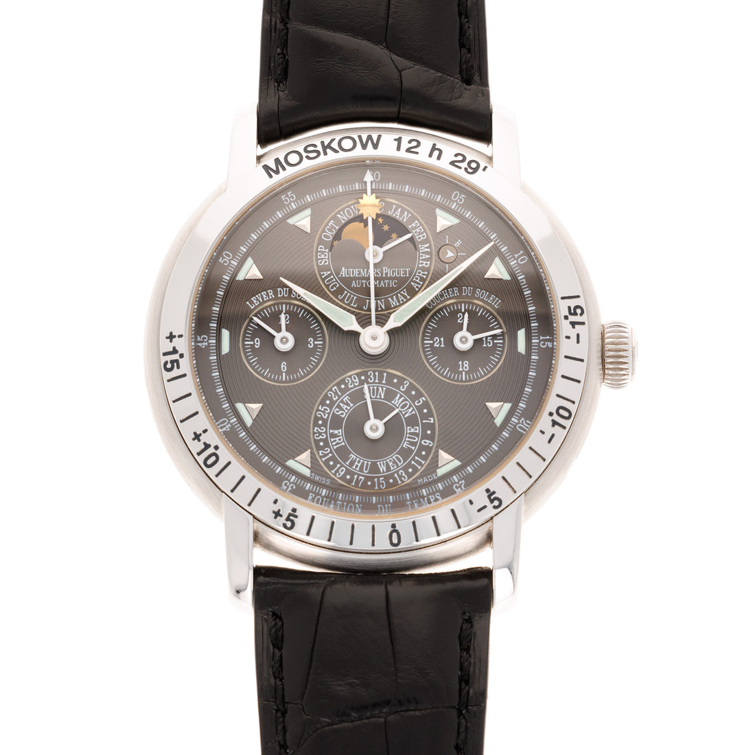 Audemars Piguet White Gold Moskow Perpetual Equation of Time Ref. 25934