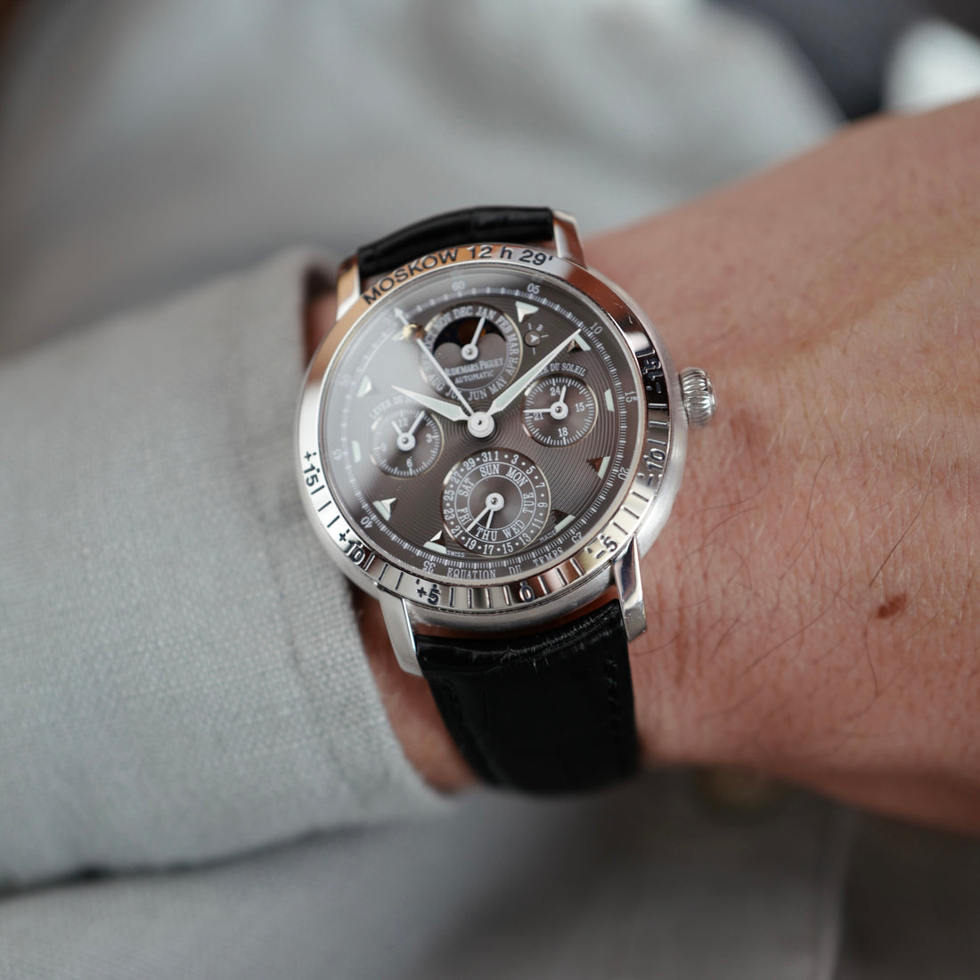 Audemars Piguet White Gold Moskow Perpetual Equation of Time Ref. 25934