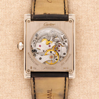 Cartier CPCP White Gold Tank Monopoussoir Chronograph Ref. 3078