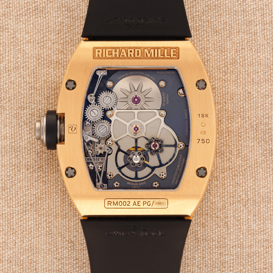 Richard Mille Rose Gold Tourbillon RM002
