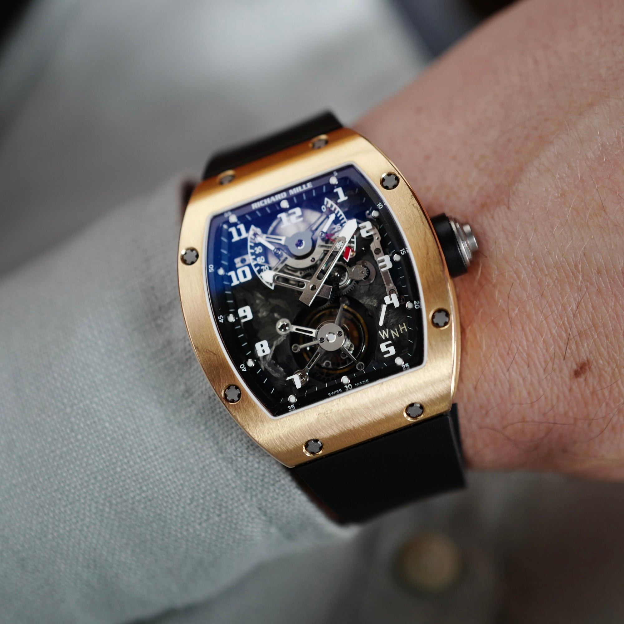 Richard Mille - Richard Mille Rose Gold Tourbillon RM002 - The Keystone Watches