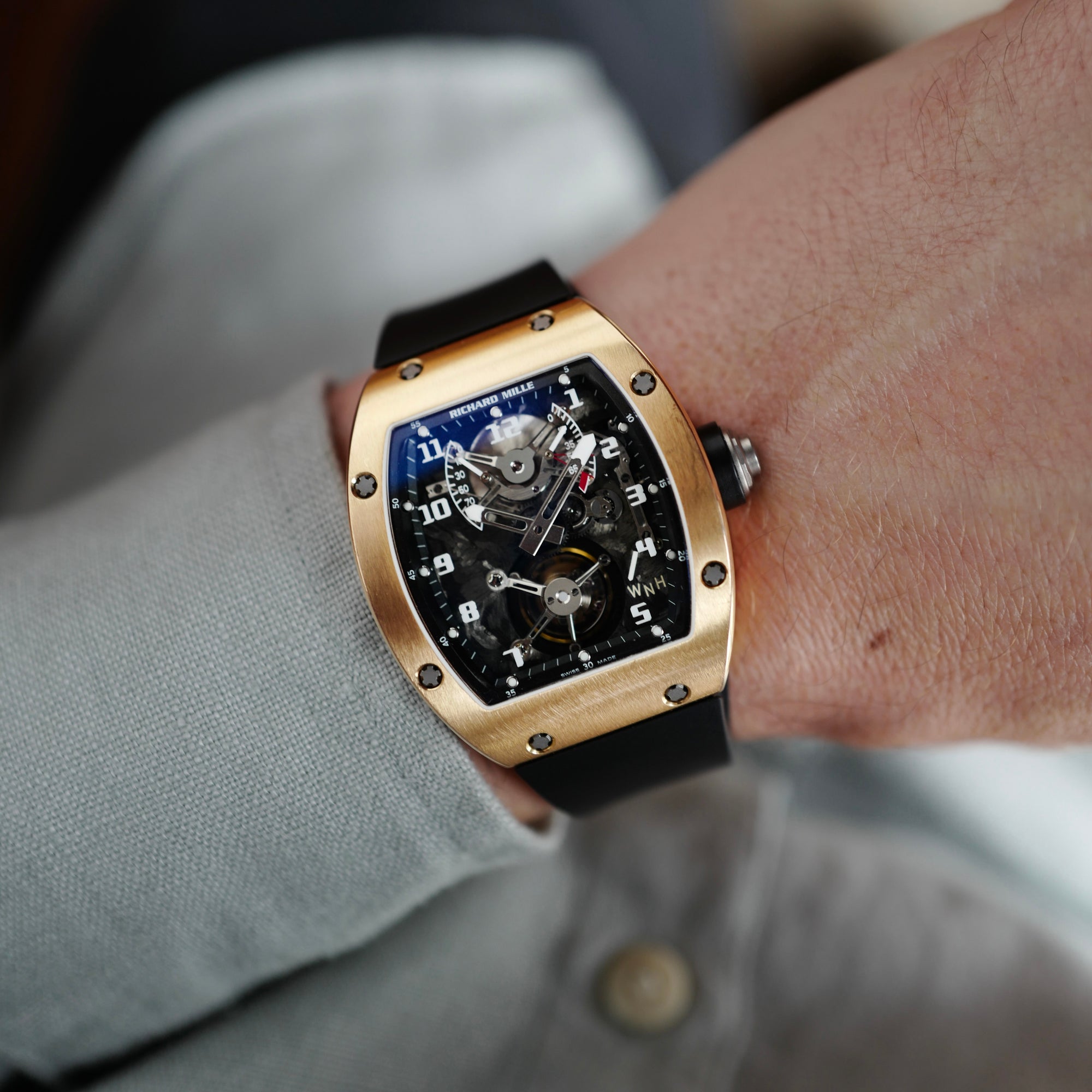 Richard Mille - Richard Mille Rose Gold Tourbillon RM002 - The Keystone Watches