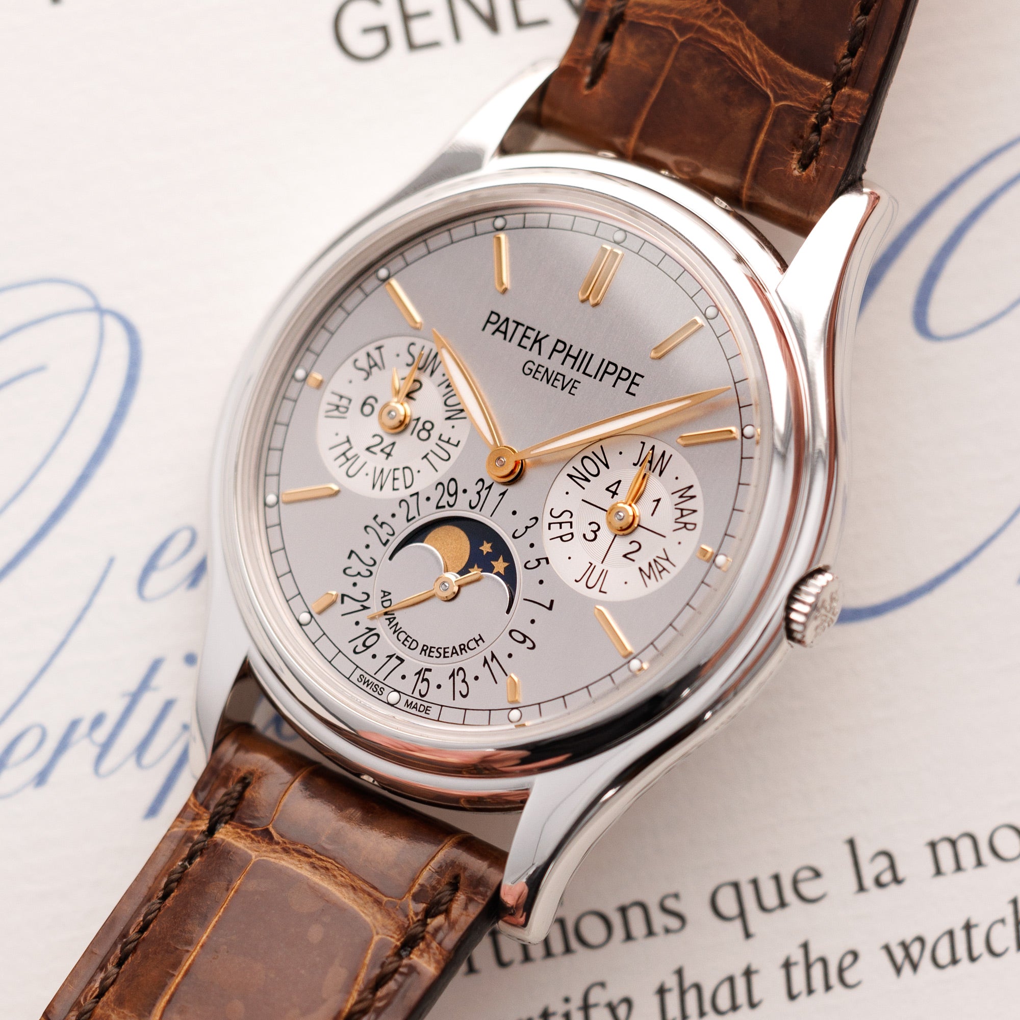 Patek Philippe - Patek Philippe Platinum Advanced Research Ref. 5550 - The Keystone Watches