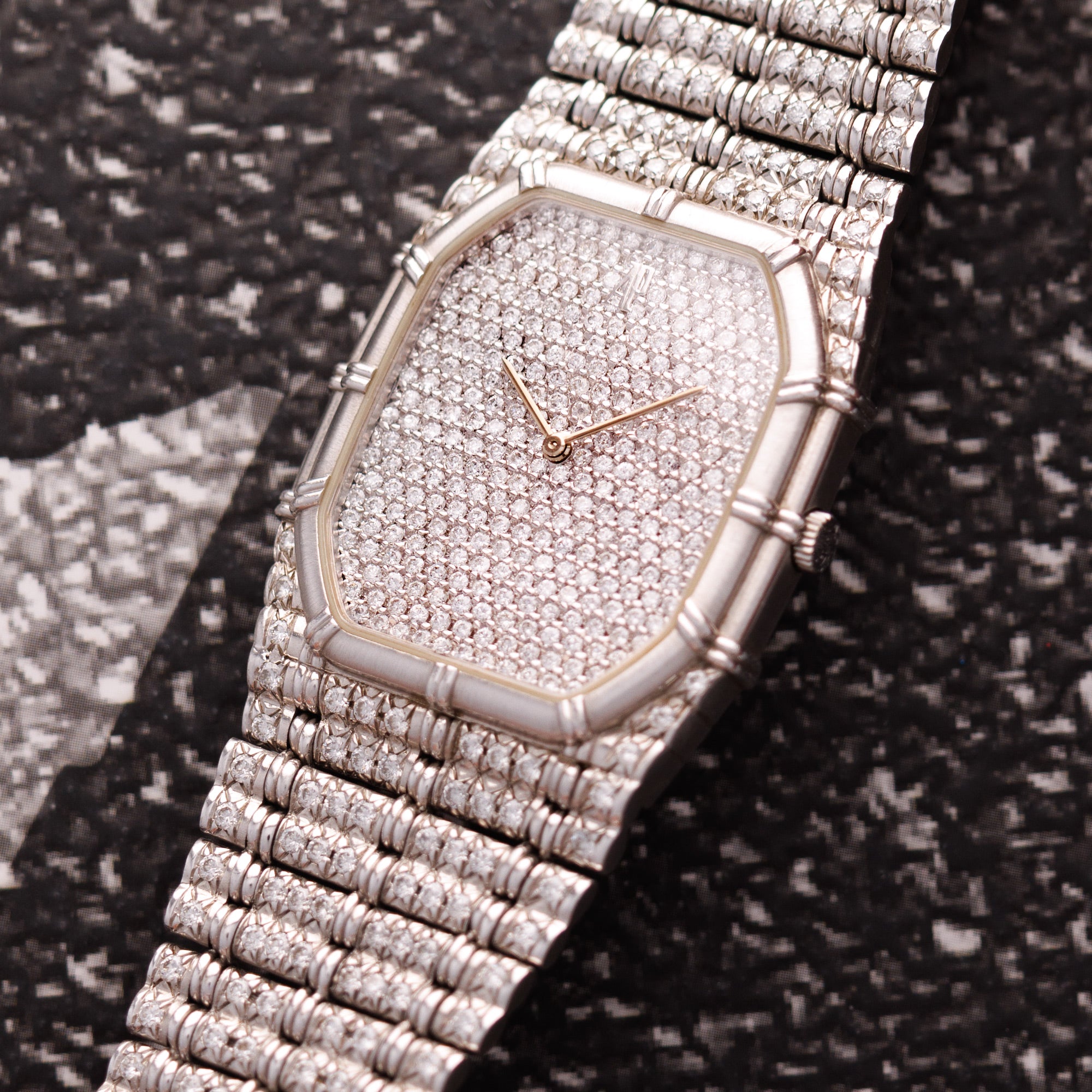 Audemars Piguet - Audemars Piguet White Gold and Diamond Bamboo Watch - The Keystone Watches