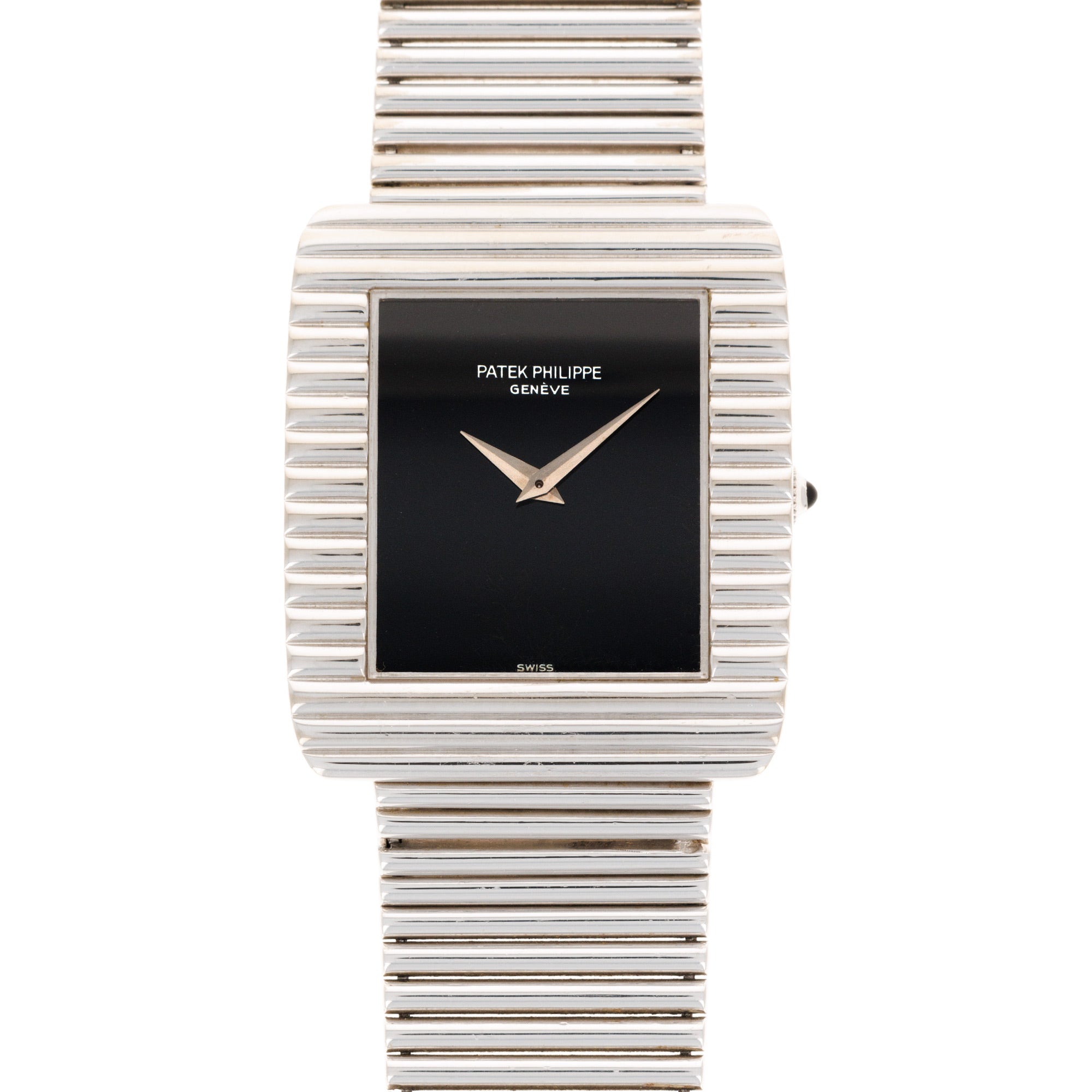Patek Philippe - Patek Philippe White Gold Onyx Watch Ref. 3733 - The Keystone Watches