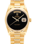 Rolex Yellow Gold Day-Date Onyx Dial Watch Ref. 18238