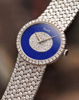 Piaget - Piaget White Gold Lapis Diamond Watch Ref. 9806 - The Keystone Watches