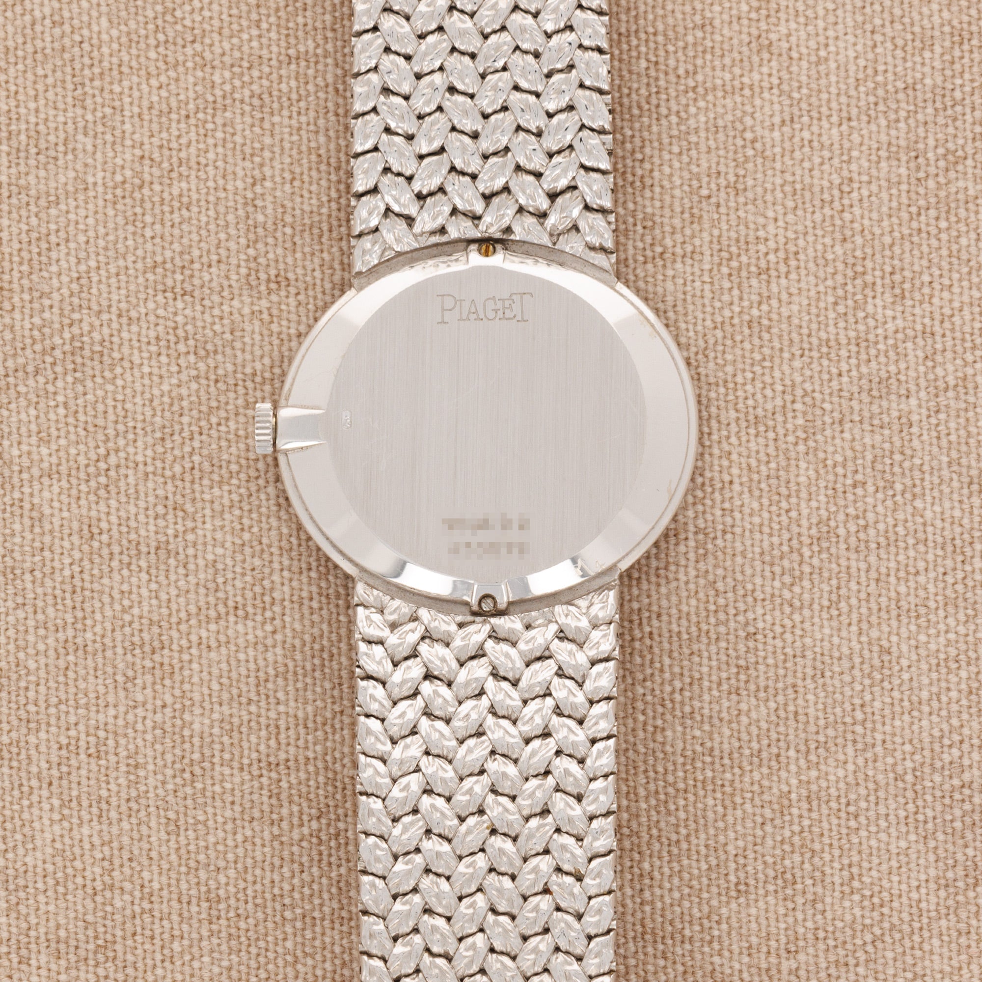 Piaget - Piaget White Gold Lapis Diamond Watch Ref. 9806 - The Keystone Watches
