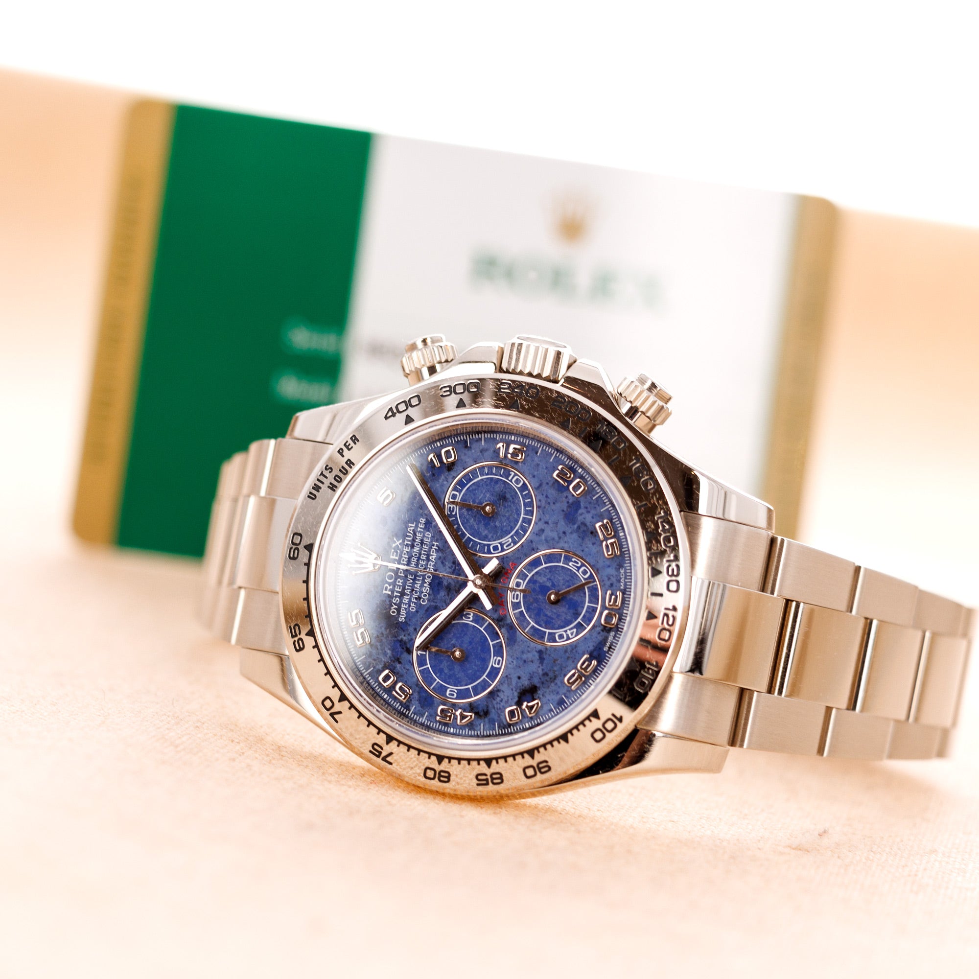 Rolex - Rolex White Gold Daytona Sodalite Watch Ref. 116509 - The Keystone Watches