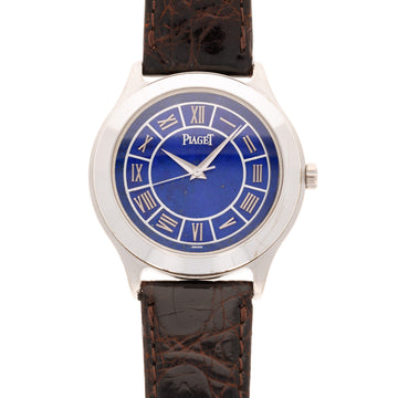 Piaget White Gold Lapis Lazuli Watch Ref. 26011