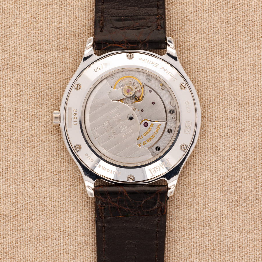 Piaget White Gold Lapis Lazuli Watch Ref. 26011