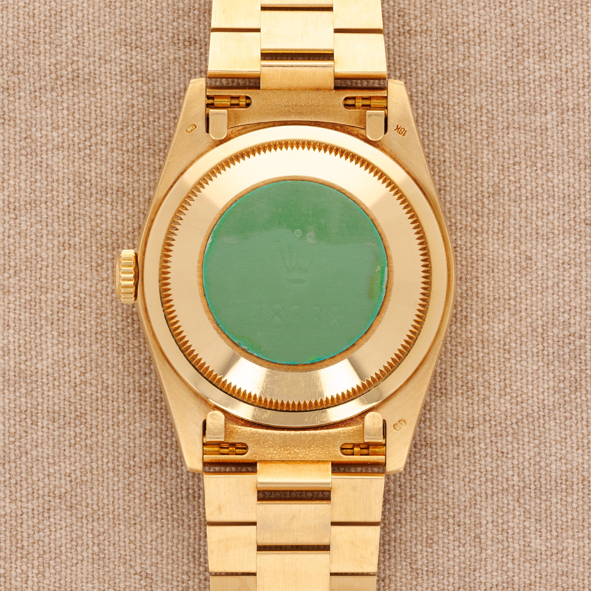 Rolex - Rolex Yellow Gold Day-Date Watch Ref. 18338 with Diamond Dial - The Keystone Watches
