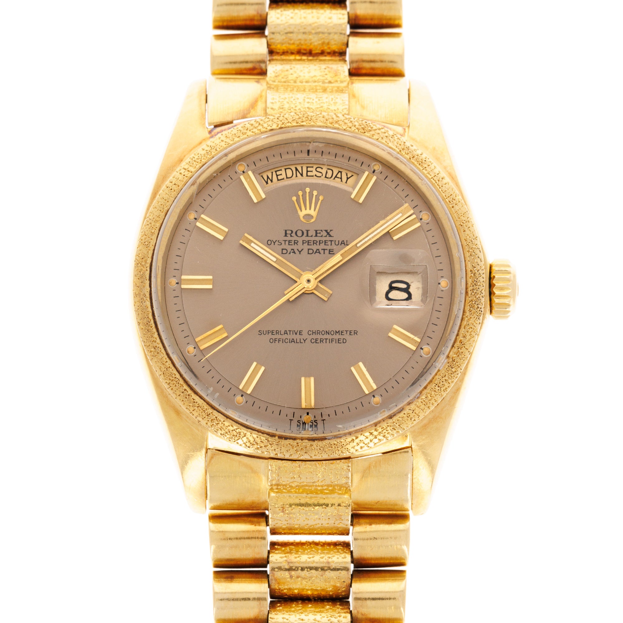 Rolex - Rolex Yellow Gold Day-Date with Morelli Finish Ref. 1811 - The Keystone Watches