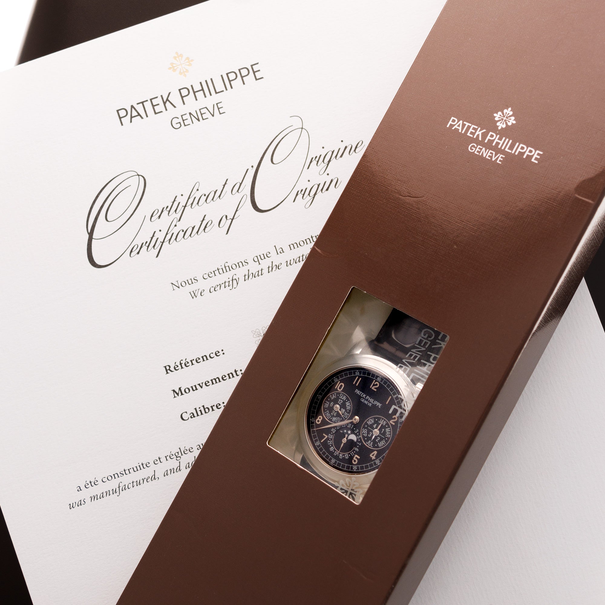 Patek Philippe - Patek Philippe Platinum Perpetual Calendar Minute Repeater Ref. 5074, Single Sealed - The Keystone Watches