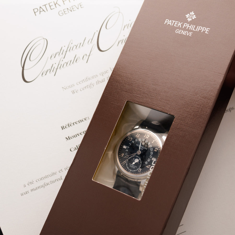 Patek Philippe Platinum Perpetual Calendar Tourbillon Watch Ref. 5016