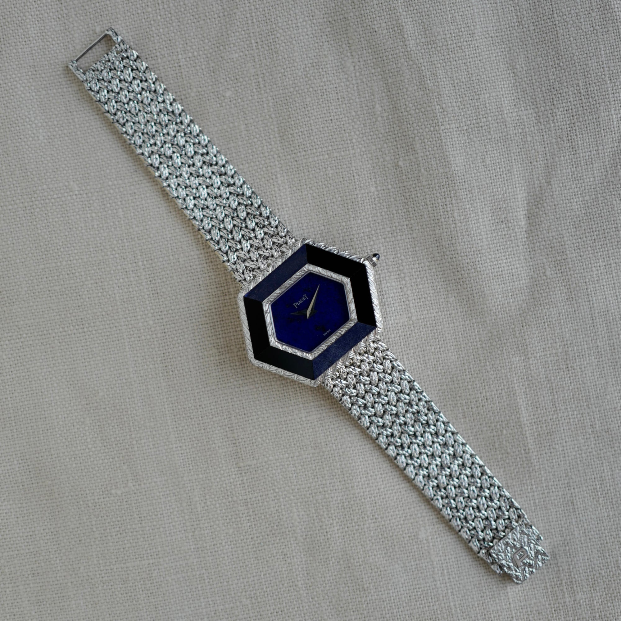 Piaget - Piaget Lapis, Onyx and Sodalite Hexagon Watch (NEW ARRIVAL) - The Keystone Watches