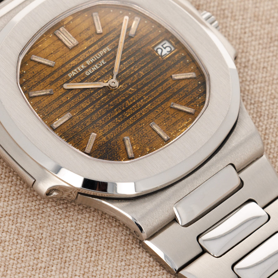 Patek Philippe Steel Nautilus Watch Ref. 3700 with Tropical Brown Dial