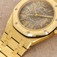 Audemars Piguet Yellow Gold Royal Oak Watch Ref. 4100 with Tropical Dial