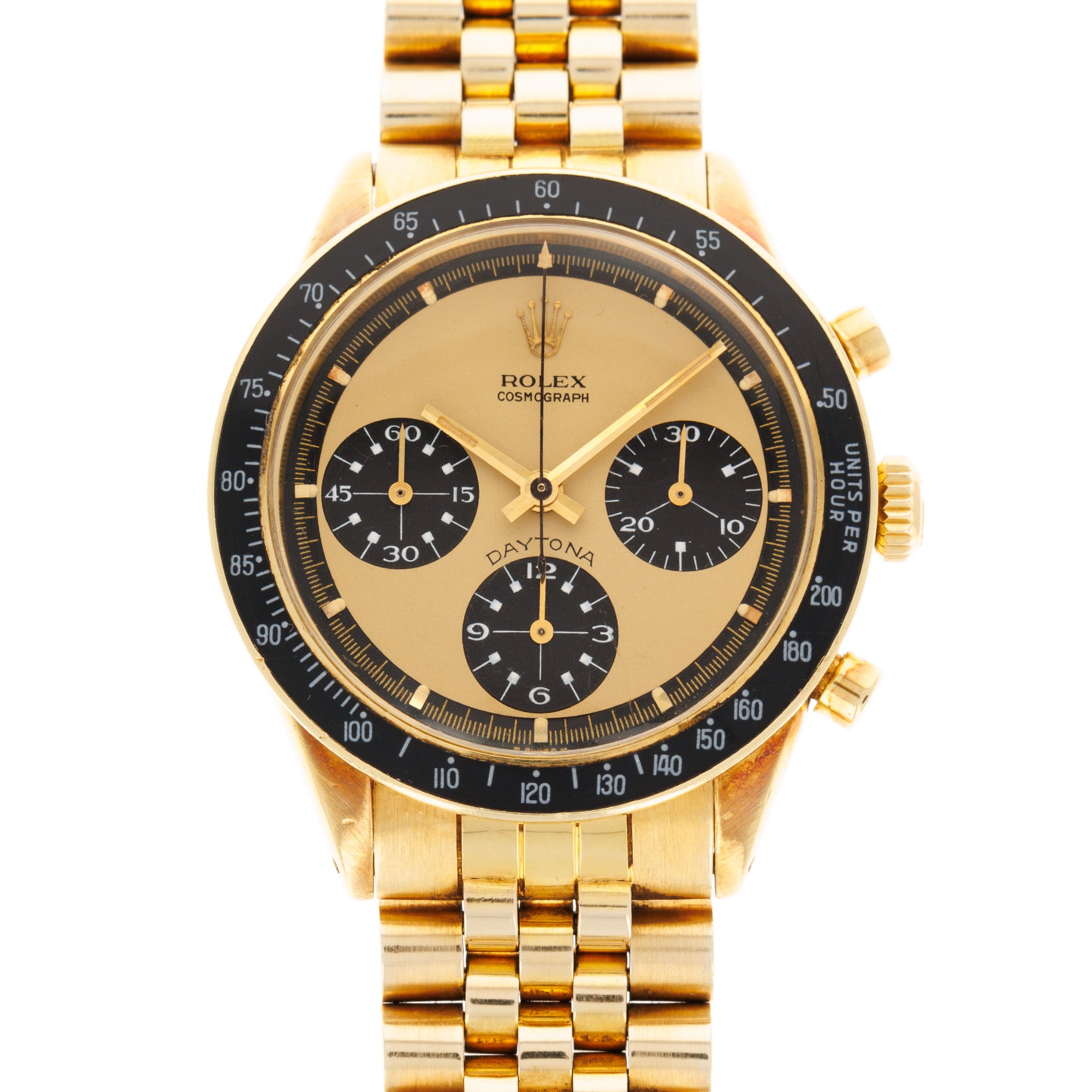 Rolex - Rolex Yellow Gold Paul Newman Daytona Lemon Watch Ref. 6264 - The Keystone Watches