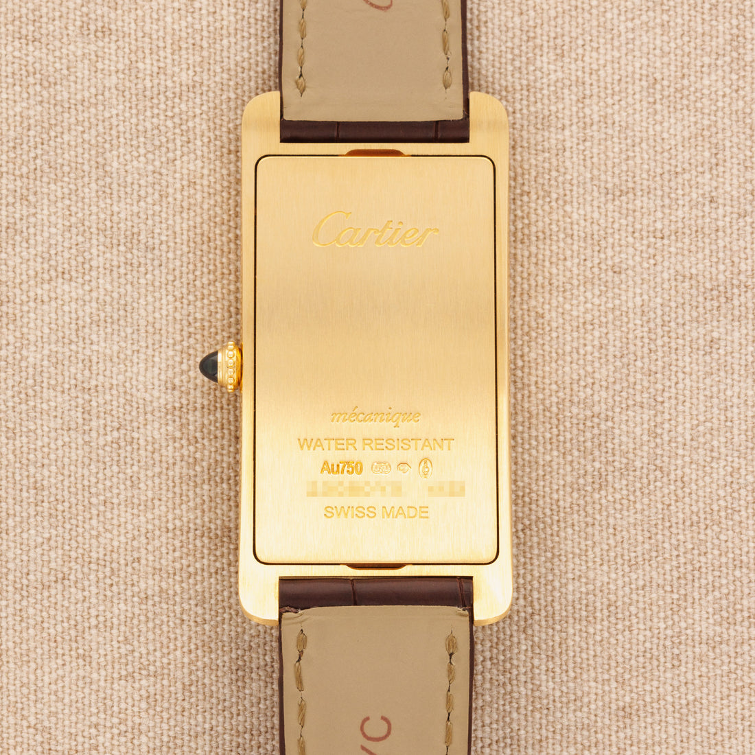 Cartier Yellow Gold Tank Cintree Watch Ref. 4123