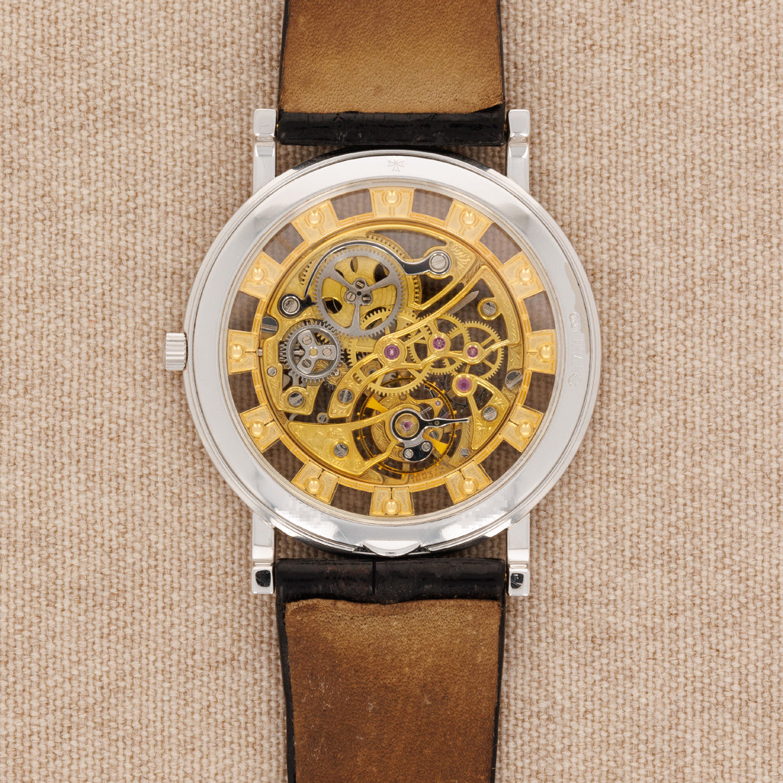 Vacheron White Gold Skeleton Watch Ref. 33115