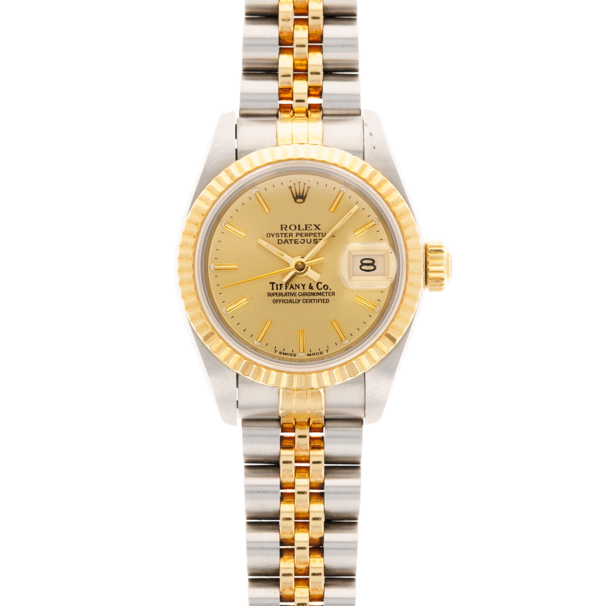 Rolex - Rolex Two-Tone Datejust ref 69173 with Tiffany Dial - The Keystone Watches