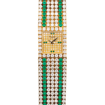 Piaget Yellow Gold, Diamond and Emerald Watch Ref. 15301