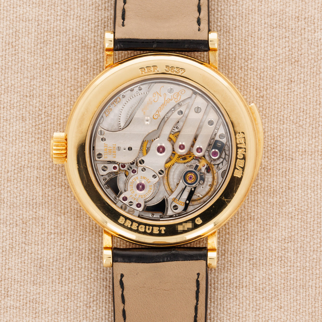 Breguet Yellow Gold Classique Minute Repeater ref. 3637