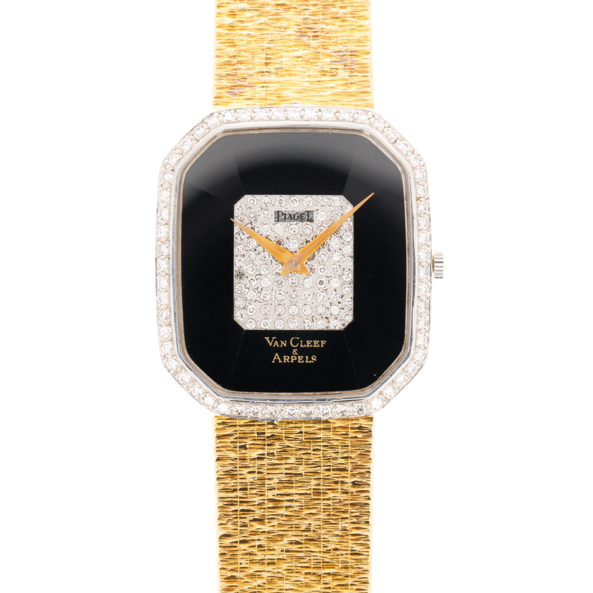 Piaget - Piaget Yellow Gold Onyx Diamond ref 9795A6 retailed by Van Cleef & Arpels - The Keystone Watches