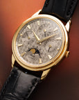 Piaget - Piaget Yellow Gold Gouverneur Triple Calendar Ref. 15958 with Rare Textured Dial - The Keystone Watches