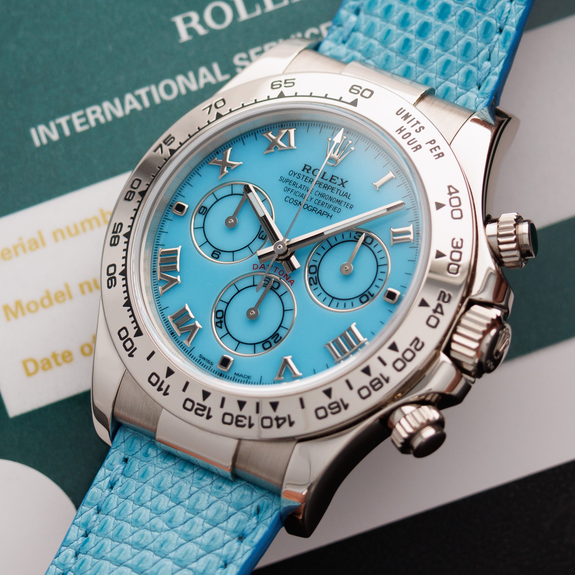 Rolex - ROLEX COSMOGRAPH DAYTONA BLUE BEACH WATCH REF. 116519 - The Keystone Watches