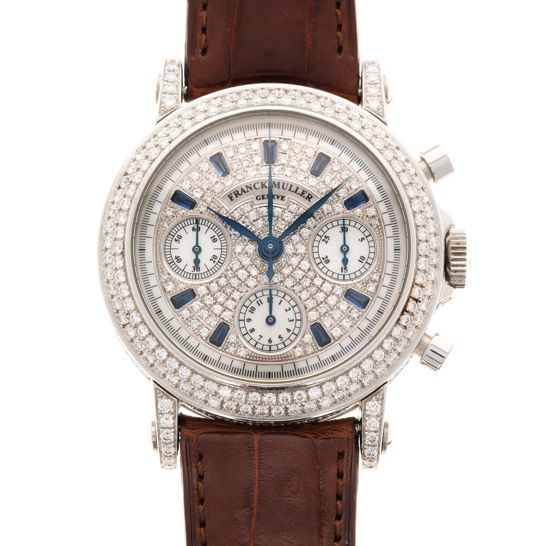 Franck Muller Chronograph 7000CCDCD 18k WG The Keystone Watches