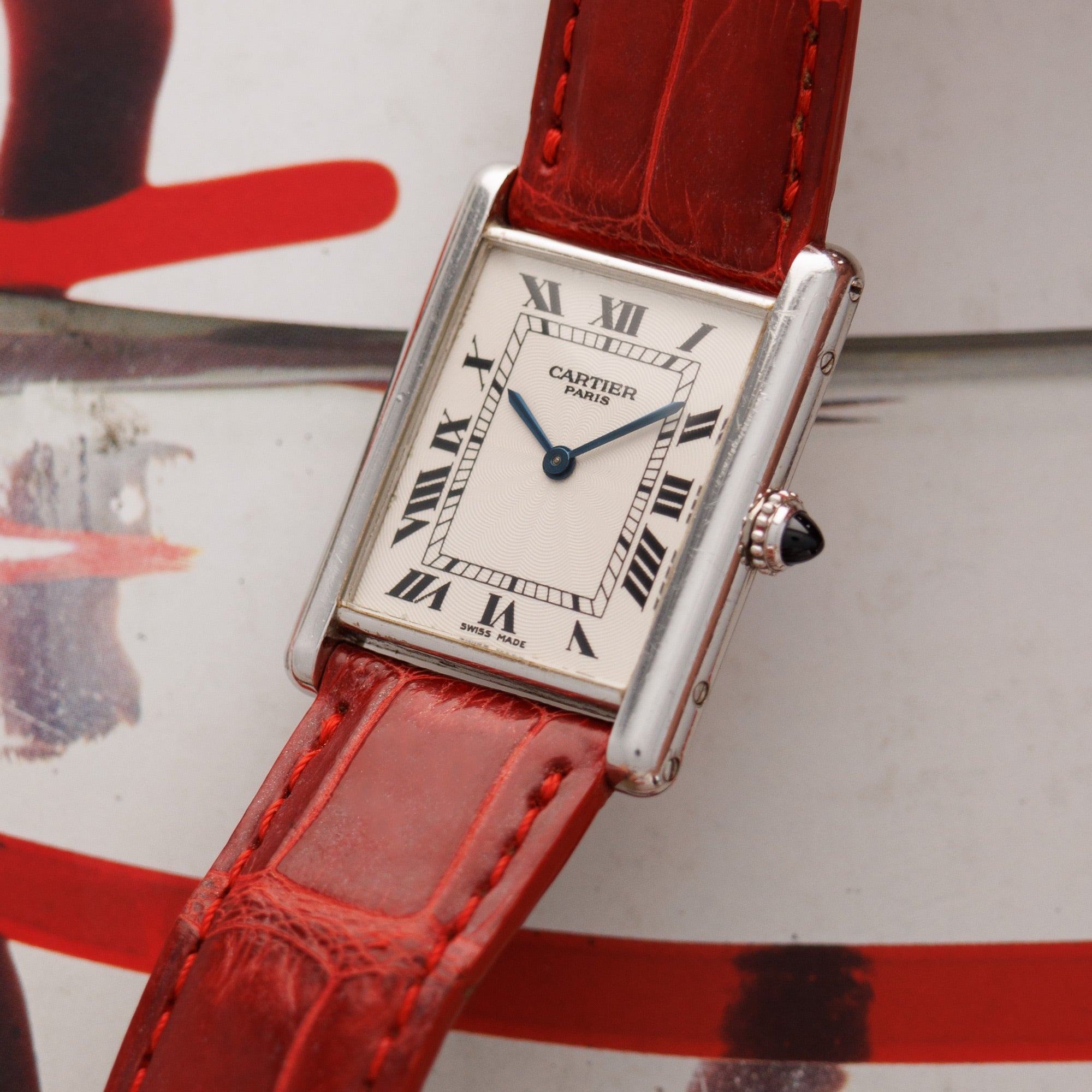Cartier - Cartier Platinum Tank Ref 16011/W1528351 - The Keystone Watches