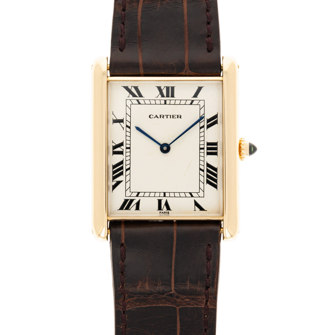 Cartier Tank Louis Automatique Jumbo 17002 - Cartier yellow gold Mes – Mr  Watchley