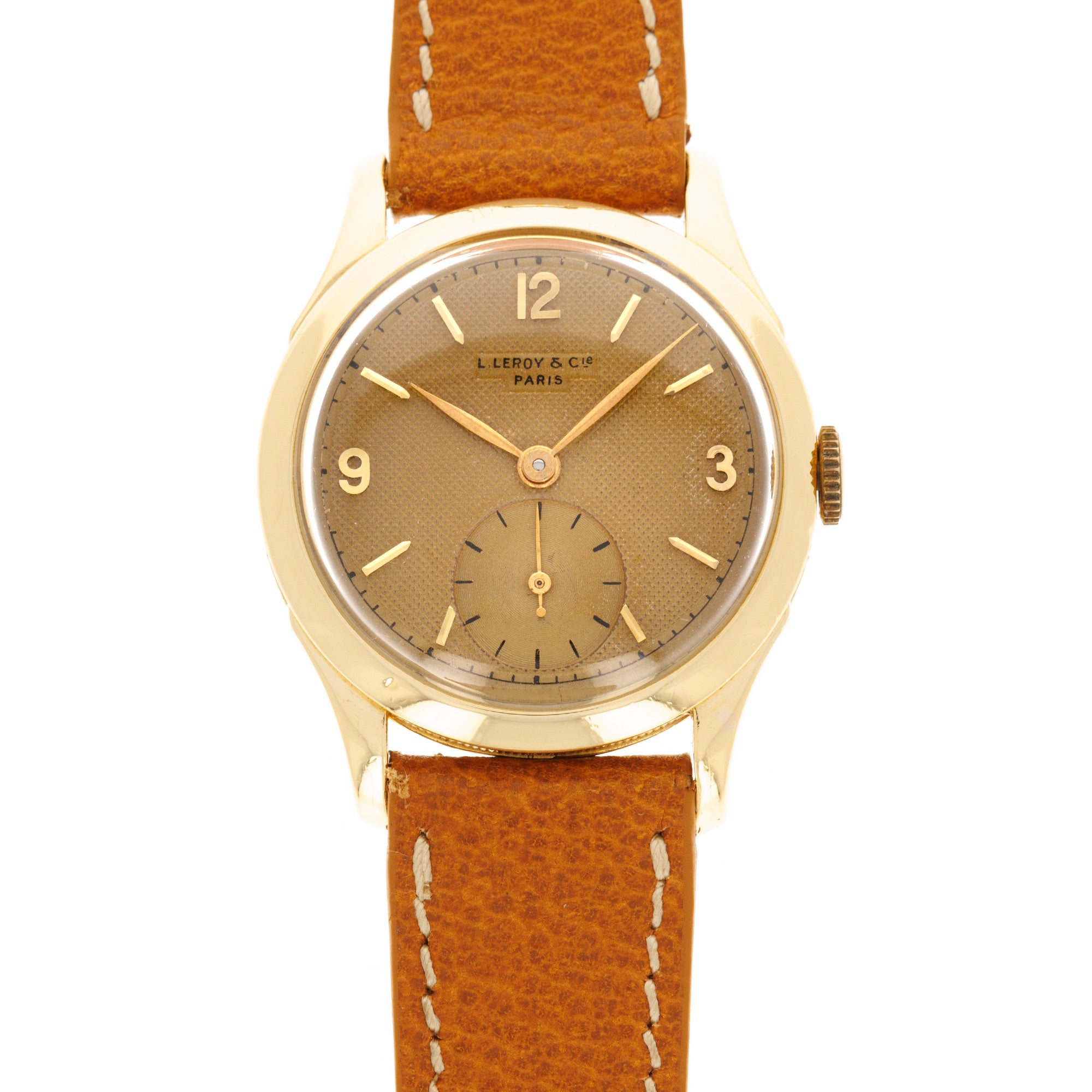 L. Leroy &amp; Cie - L. Leroy &amp; Cie Yellow Gold Watch - The Keystone Watches