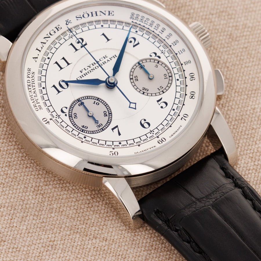 A. Lange Sohne White Gold Flyback Chronograph Ref. 401.026