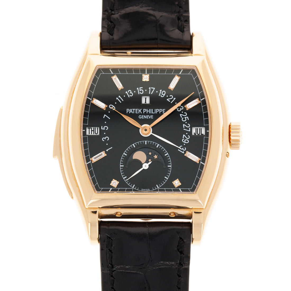 Patek Philippe Rose Gold Perpetual Calendar Watch Ref. 5013
