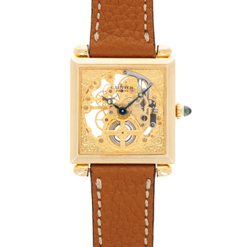 Cartier Yellow Gold Tank Obus Carree Watch Ref. 2380, CPCP Edition of 100 Pieces