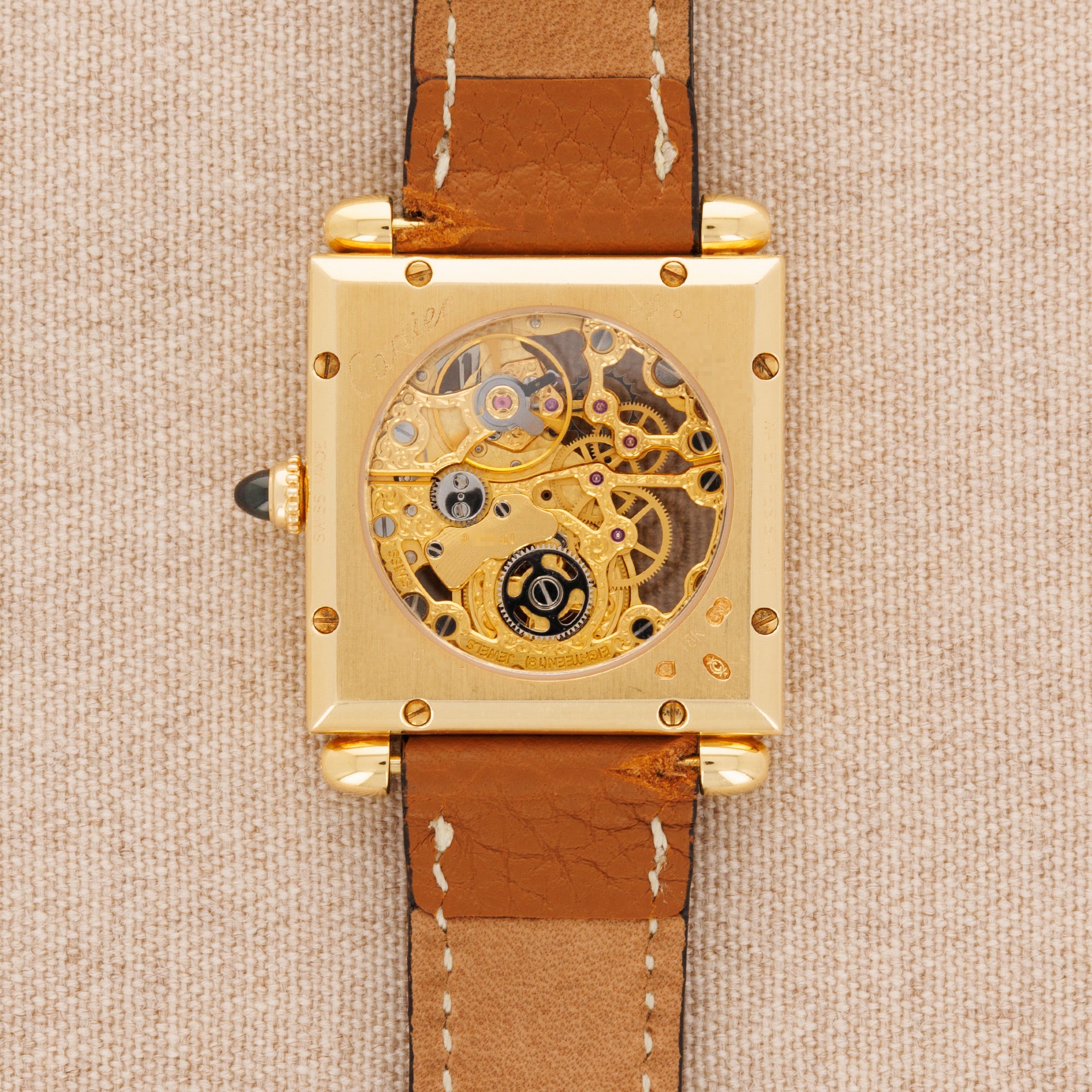 Cartier - Cartier Yellow Gold Tank Obus Carree Watch Ref. 2380, CPCP Edition of 100 Pieces - The Keystone Watches