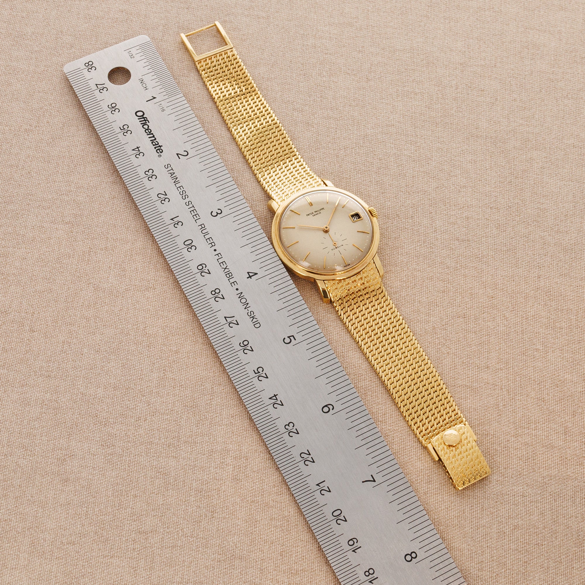 Patek Philippe - Patek Philippe Yellow Gold Calatrava Watch Ref. 3445, Retailed by Gubelin - The Keystone Watches