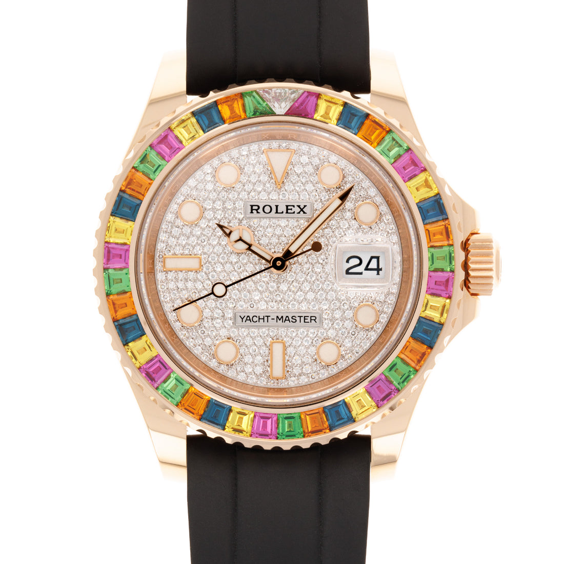 Rolex Rose Gold Yachtmaster Ref. 116695SATS