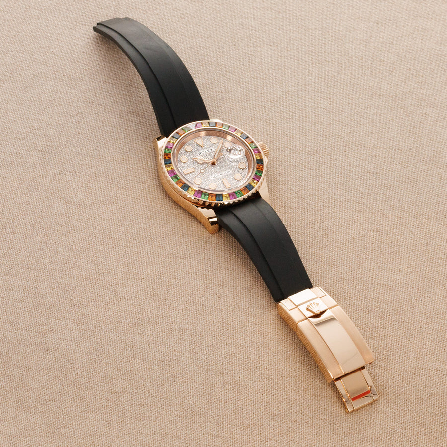 Rolex Rose Gold Yachtmaster Ref. 116695SATS