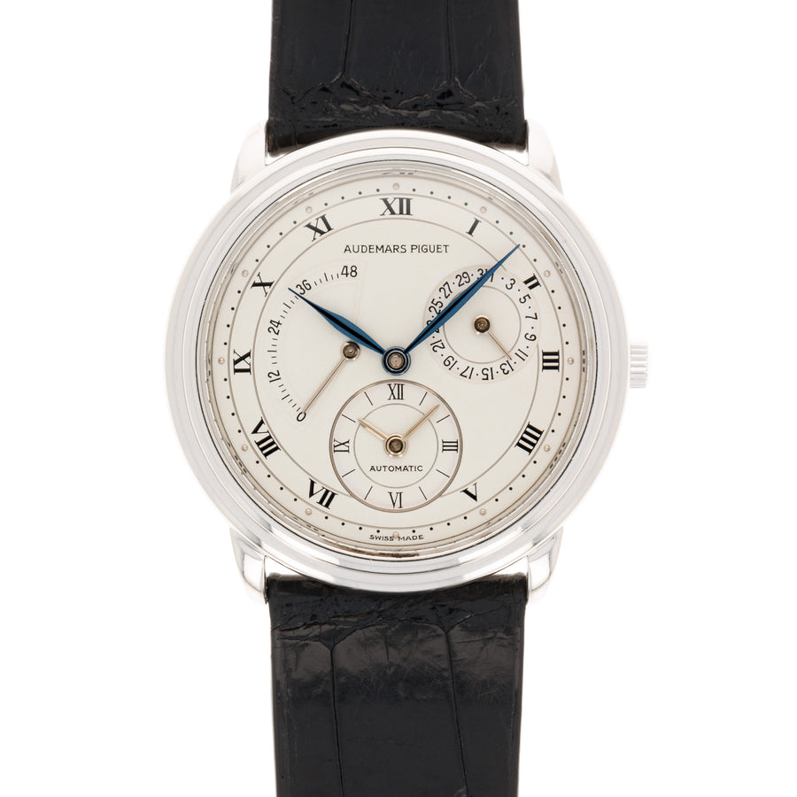 Audemars Piguet Platinum Dual Time Ref 25685