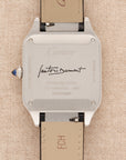 Cartier - Cartier Steel Santos Dumont Ref. WSSA0046 with Black Lacquer Dial - The Keystone Watches