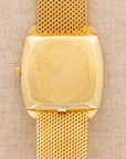Vacheron Constantin Yellow Gold Bracelet Watch Ref. 44003 with Factory Diamond and Onyx Dial