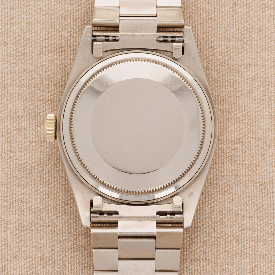 Rolex White Gold Day Date Ref. 18039 with Blue Tritium Dial