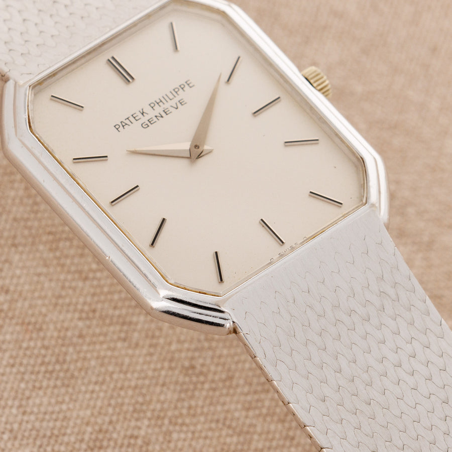 Patek Philippe White Gold Mechanical Watch