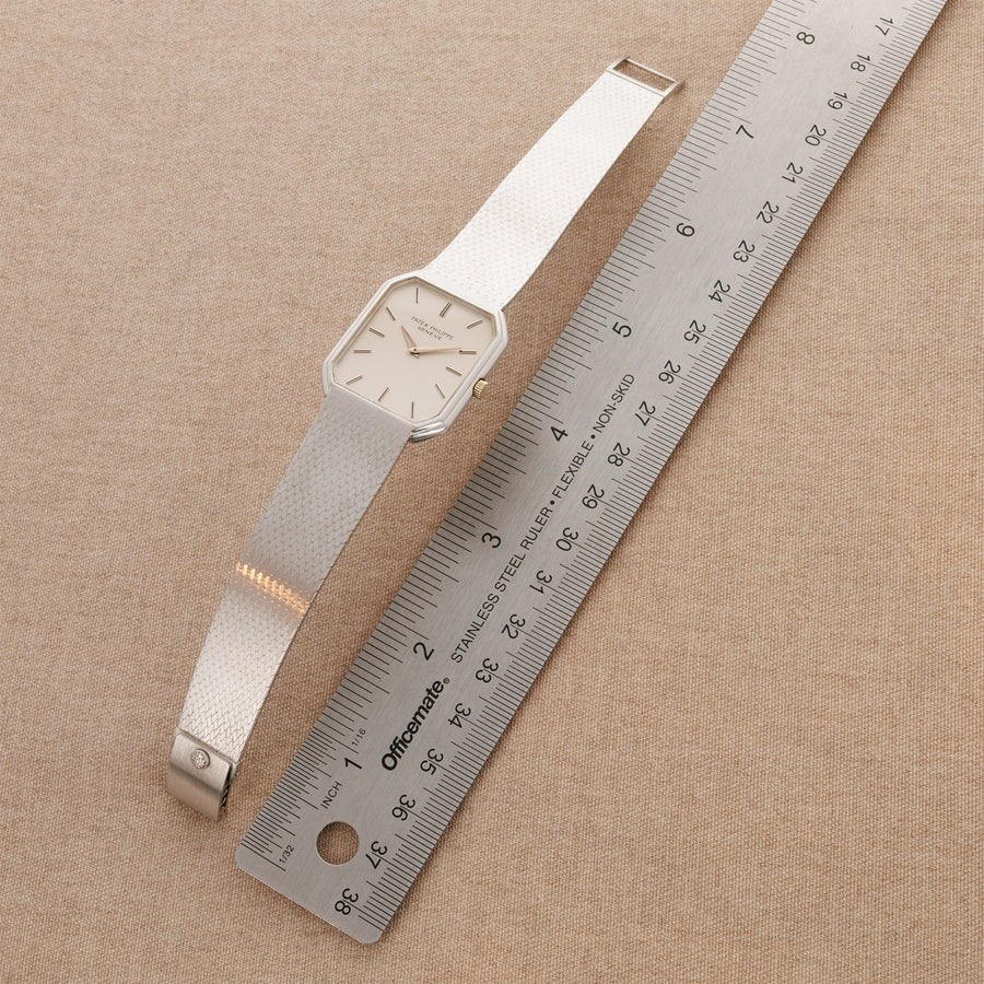 Patek Philippe White Gold Mechanical Watch