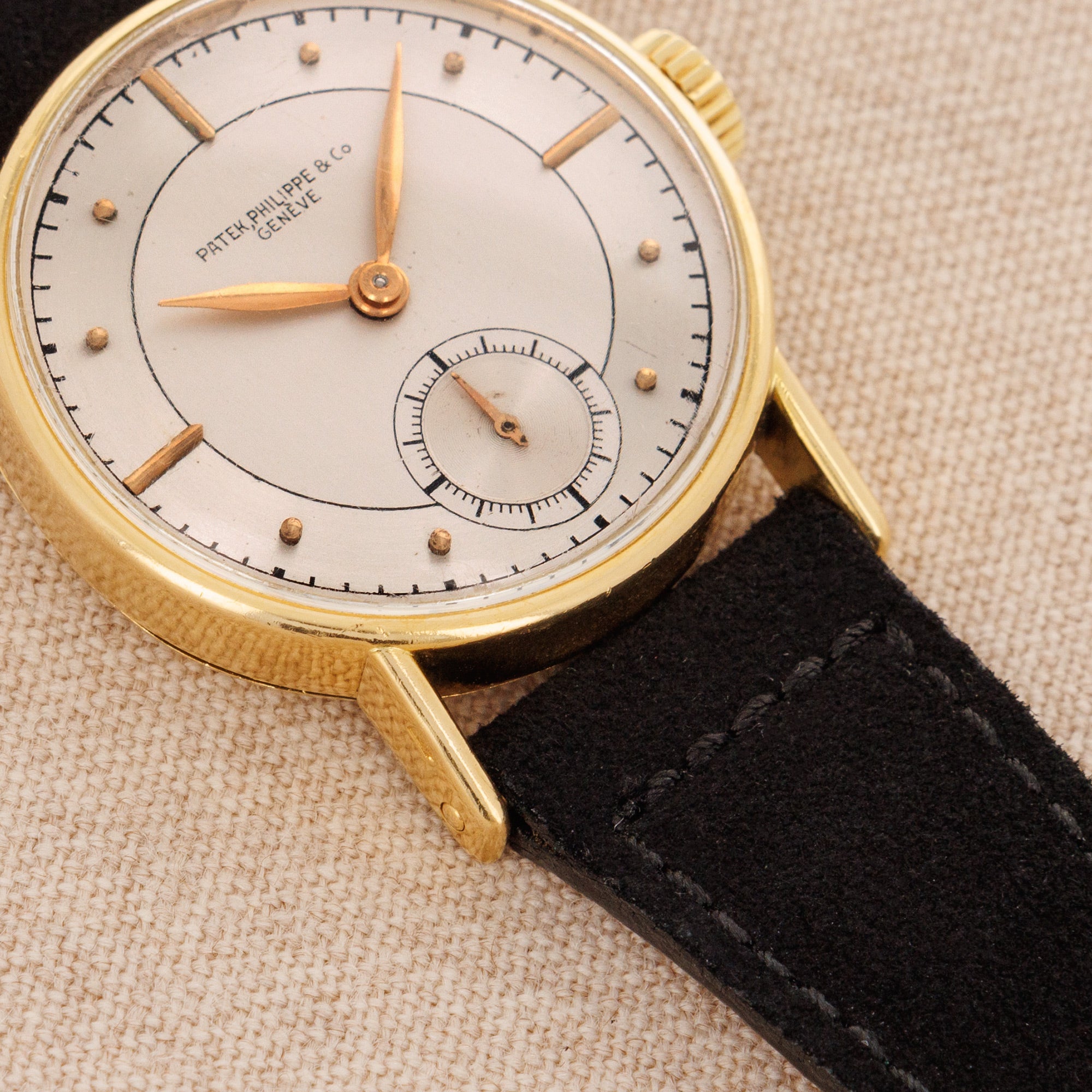 Patek Philippe - Patek Philippe Yellow Gold Calatrava Ref. 534 with Silver Sector Dial - The Keystone Watches